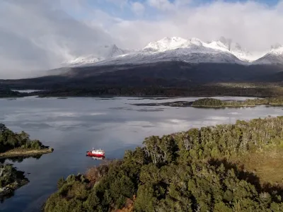 Con éxito finalizó expedición invernal al canal Beagle