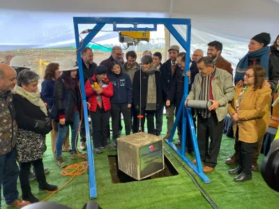 Con la presencia de las ministras de Obras Públicas y de Salud se llevó a cabo ceremonia de Primera Piedra del Hospital de Puerto Varas
