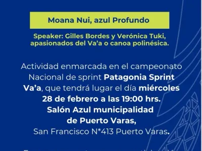 Conversatorio “Moana Nui, Azul Profundo. La canoa polinésica, de las migraciones a un deporte internacional”