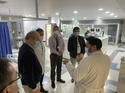 Coordinador de Camas Críticas del Ministerio de Salud visitó Clínica Puerto Varas