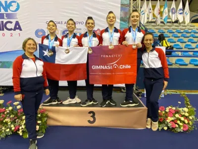 Delegación chilena obtuvo medalla de bronce en el Campeonato Panamericano Juvenil de Gimnasia Rítmica en Guatemala