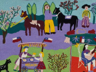 En Población García Moreno se está realizando “Taller Textil Creación de Arpilleras 2023”