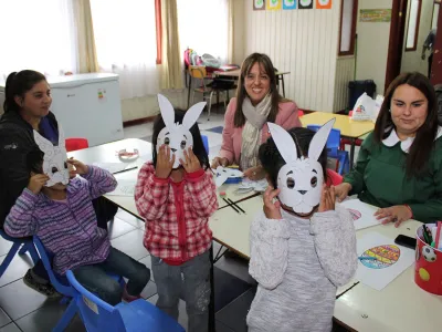 En Puerto Varas: Lactantes y Niñ@s Celebraron Pascua de Resurrección en Centro Especializado de SENAME 