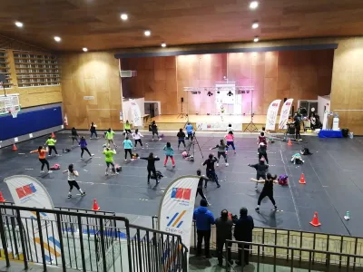 Evento Mindep IND de aerobox y zumba fitness se efectuó en Puerto Varas