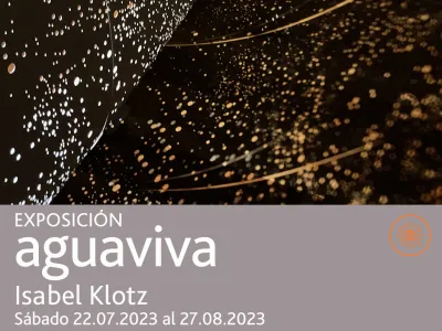 Exposición “aguaviva” en el CAMM:  el retorno al arte de Isabel Klotz después de 17 años fuera de la escena artística nacional