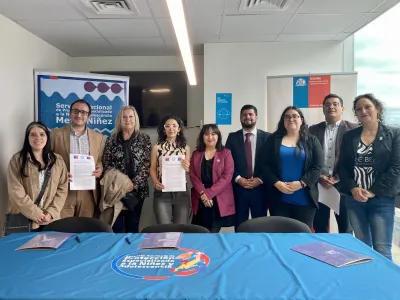 Firma de Convenio de Colaboración considera la formación en materias de niñez y adolescencia para periodistas y medios de comunicación de la región