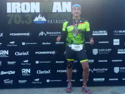 Funcionario del Juzgado de Garantía de Puerto Varas participó en la segunda versión del Ironman de Bariloche