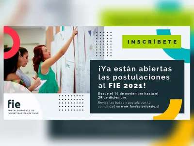 Fundación Luksic abre postulaciones para FIE 2021 que financiará proyectos de establecimientos técnico profesionales de todo Chile
