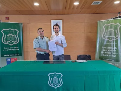 Gendarmería y la Asociación de Municipalidades de la Provincia de Llanquihue firmaron convenio para favorecer la reinserción y el reciclaje
