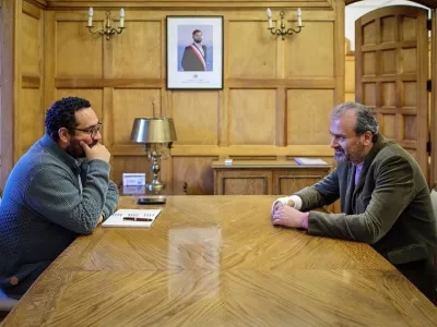 Gobernador Vallespín se reúne con Subdere Cataldo para continuar el trabajo por la descentralización