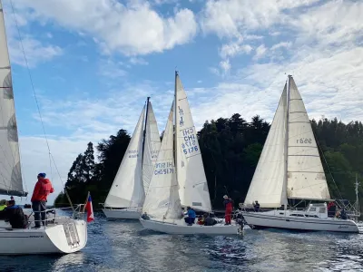 Gran fiesta náutica en el lago Llanquihue el pasado fin de semana