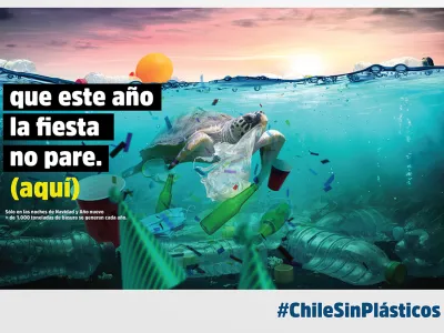 Greenpeace hace un llamado de fin de año a reducir y suprimir el cotillón y plásticos de un solo uso durante las celebraciones de fin de año