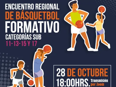 Hoy a las 18 horas: Un encuentro regional de básquetbol formativo realizará Mindep e IND de manera virtual