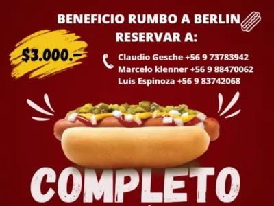 Hoy “Beneficio Rumbo a Berlín” de la Sexta Compañía de Bomberos de Puerto Varas