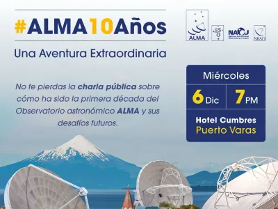 Charla abierta "ALMA #10 Años: Una Aventura Extraordinaria"