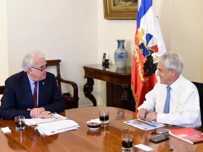 Intendente Harry Jürgensen entregó propuesta del Plan Regional al Presidente Sebastián Piñera 