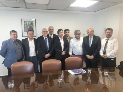 Intendente se reunió con el ministro de Economía para coordinar ayuda a pymes de la región