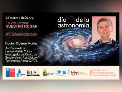 Invitan a Conmemorar el Día de la Astronomía participando de la charla "Vía Láctea: Nuestro Hogar Cósmico"