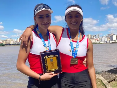 Joven deportista local Felipa Rosas ganó medalla de oro en Sudamericano de Remo de Brasil 