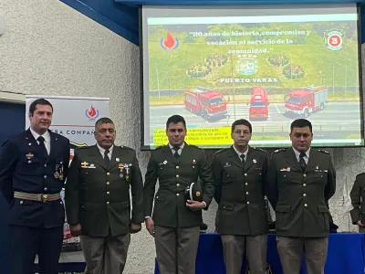 “La vida por la humanidad”: Tercera Compañía de Bomberos Puerto Varas celebró sus 110 años de vida