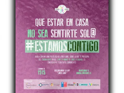 Línea Libre: un canal de apoyo psicológico en tiempos de crisis