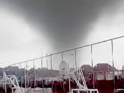 Mini tornado en Alerce preocupó a vecinos
