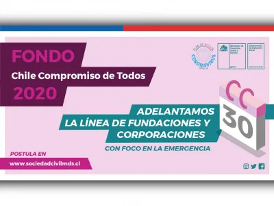Ministerio de Desarrollo Social lanza Fondo Concursable para financiar proyectos de la sociedad civil vinculados a la superación de la pobreza