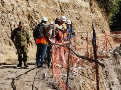 Ministerio del Interior y Dirección de Vialidad del MOP Desarrollan Proyecto de Reposición de Pasarela Paso El León en la comuna de Cochamó