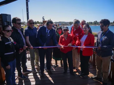 Ministra López inauguró mejoramiento en borde lacustre del Lago Llanquihue