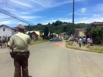 Mujer muere atropellada en esquina de Calles Reloncaví con Diego Rosales