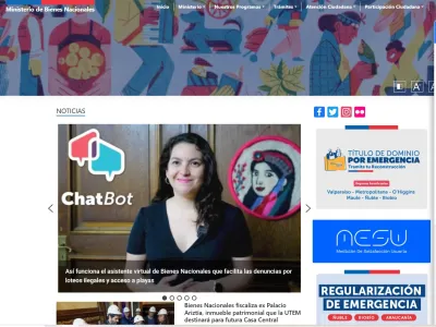 Plataforma de Bienes Nacionales cuenta con asistente virtual