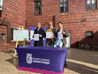 Puerto Varas comenzó a concretar Proyecto de Buses Eléctricos para el Transporte Público a través del Primer Convenio entre MTT y Gore Regional