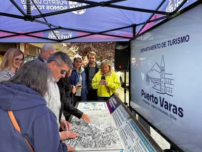 Puerto Varas inauguró tres paneles de Información Turística Inclusiva