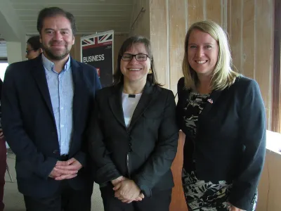 PymeLab invitó a representante de Embajada de Inglaterra a Puerto Varas a exponer oportunidades de negocios en Europa
