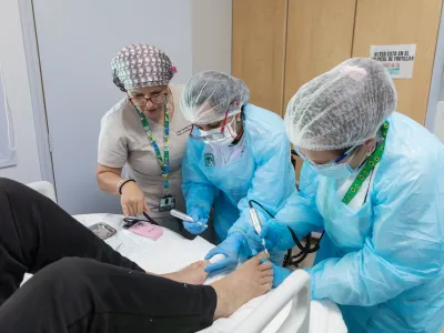 Realizan inédito operativo de Podología en el Hospital de Frutillar