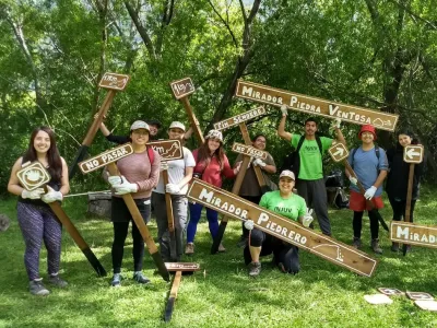 Reserva Nacional Futaleufú presentará mejoras gracias al trabajo de voluntarios de Vive Tus Parques