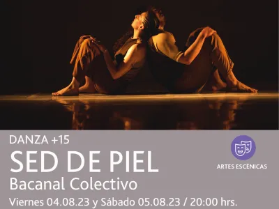 “Sed de Piel”, obra de danza contemporánea se presenta en el escenario de la Sala CAMM de Puerto Varas