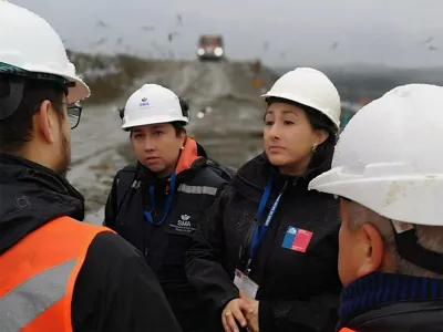 Seremi se Salud realiza fiscalización a Relleno Industrial Rexin junto a comunidad de Maullín
