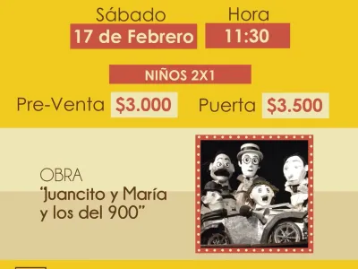 Show de títeres se presentará en el Kunstgarten hoy sábado a las 11:30 horas