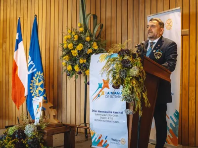 Socio del Rotary Club del Lago de Puerto Varas Asumió como Gobernador de Rotary Internacional en Zona Sur del País