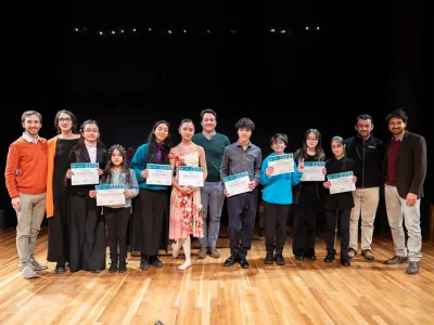 Teatro del Lago Entrega Beca para los Jóvenes Talentos de la Zona