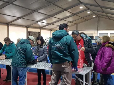 Turistas de lujoso trasatlántico fueron inspeccionados por el SAG